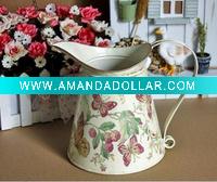 iron flowerpot