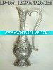 Wholesale pretty pewter-plated metal vase