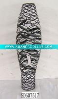 Wholesale Metal flower vase with Fish Decoration
