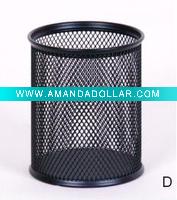 Wholesale metal mesh pen holder(JM802C), pencil vase,office stationery set