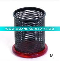 Wholesale metal mesh pen holder(JM341A), pencil vase,office stationery set