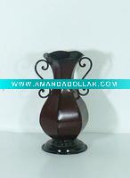 metal vase