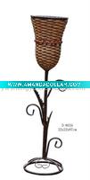 Wholesale morden design tall metal decorative vase
