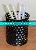 Wholesale metal mesh pen holder(JM802G), pencil vase,office stationery set