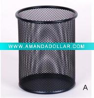 Wholesale metal mesh pen holder(JM801), pencil vase,office stationery set
