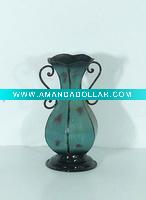 metal vase