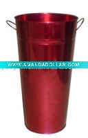 Wholesale metal flower vase ,zinc pot