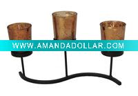 Wholesale (GPG058) glass candle holder