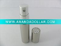 Wholesale Iron perfume bottle cover acrylic gem