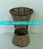 Wholesale Weaving Flower Basket Holder