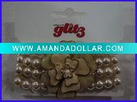 Wholesale enamel flower pearl bracelet
