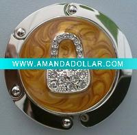 Wholesale HL013 foldable bag hook,promotional gift,metal bag hook