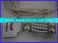 Wholesale pearl & diam bracelet