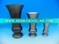 Ceramic Vase in home garden