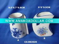 Wholesale decal porcelani oil burner- decal finished ceramic stove