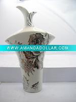 Wholesale Decorative porcelain electroplating vase