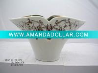 Wholesale Decorative porcelain electroplating vase