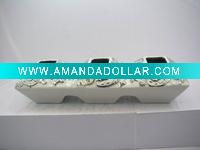 Decorative porcelain electroplating vase
