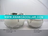 Decorative porcelain electroplating vase
