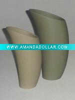 modern pearlized vase