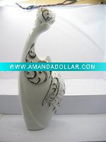 Wholesale ancient glazed porcelain vase craft for decoration