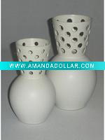 pierced vase ceramic