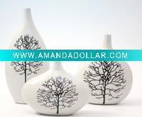 Porcelain, ceramic vase