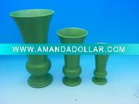 Ceramic Vase in home garden