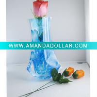 Wholesale PVC plastic flower vase