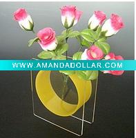 decorative acrylic vase