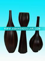 Wholesale Black Resin vase for flower-Hot Selling!