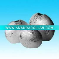 Wholesale Fashional polyresin vase with rose