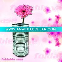 plastic folding vase