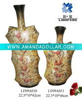 polyresin flower vase (LF09A010-011)