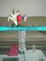 Wholesale LC Highly praise reusable Plastic Vase