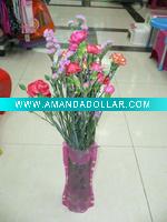 plastic flower vase