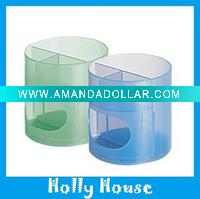 Plastic pencil vase
