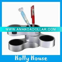 Wholesale Pencil vase with clock