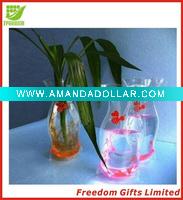 Wholesale Best Selling Top Quality Logo Printed Foldable PVC Vase,Plastic Flower Vase