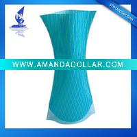 Wholesale flower vase,imprinted vase,plastic folding vase