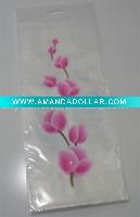 Wholesale party PVC unbreakable printed folding flower vase