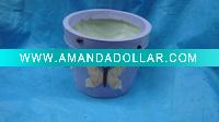 Wholesale polyresin flower garden pot vases