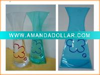 Wholesale foldable PVC flower vase