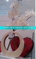 Wholesale Aritificial orchid flower with vase