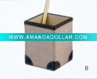 Wholesale leather pencil vase