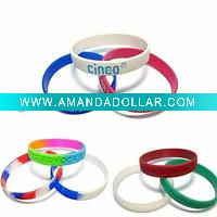Wholesale fashion silicone bracelet
