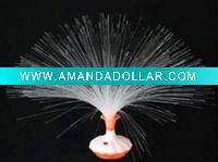 Wholesale Flower Vase Shape Led Flashing Fiber Optic Light for New Year