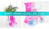 Wholesale plastic folding vase