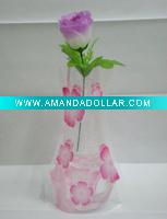Wholesale PVC foldable vase for flower