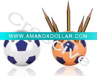 Wholesale football gift,football promotion,pen holder
